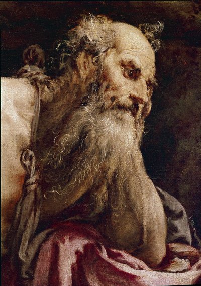 San Girolamo in meditazione da Jacopo Bassano