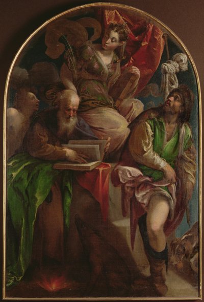 Santa Giustina di Padova in trono con San Sebastiano, Sant