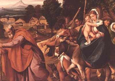 La Fuga in Egitto da Jacopo Bassano