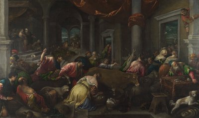 La purificazione del Tempio da Jacopo Bassano and workshop