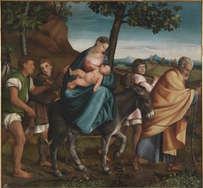 La fuga in Egitto, 1534 da Jacopo Bassano il vecchio