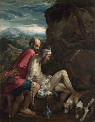 Il buon samaritano, ca 1562-1563 da Jacopo Bassano il vecchio