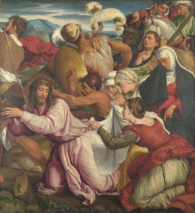 La via del Calvario, ca 1545 da Jacopo Bassano il vecchio