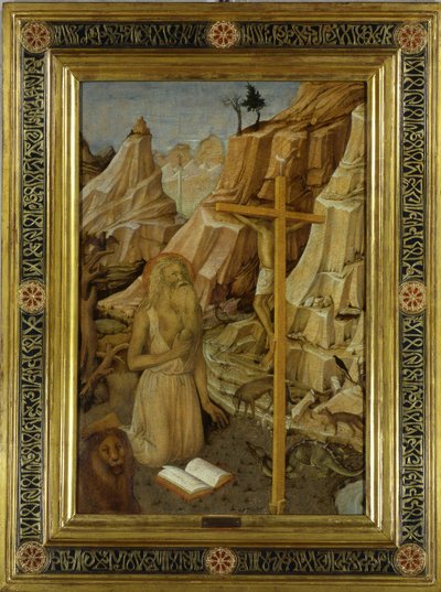 San Girolamo penitente nel deserto, 1450 da Jacopo Bellini