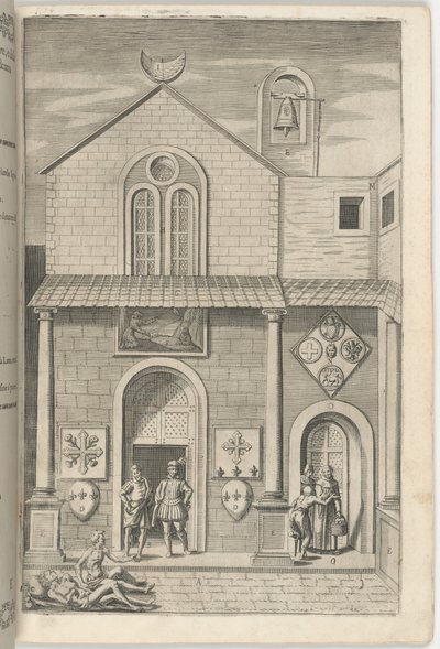 Facciata della Chiesa Minore [tavola E] da Jacopo Ligozzi