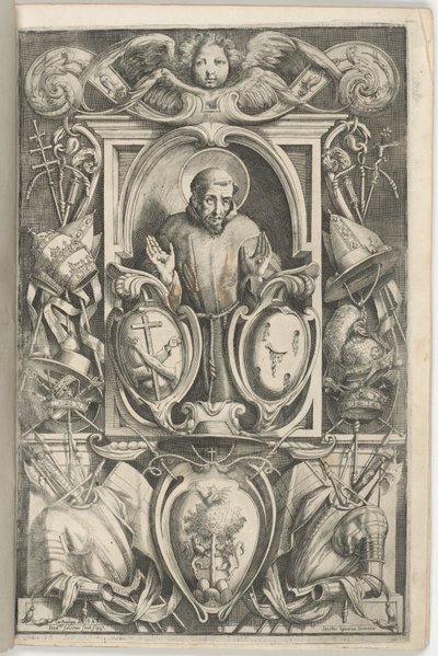 Frontespizio con ritratto di San Francesco da Jacopo Ligozzi