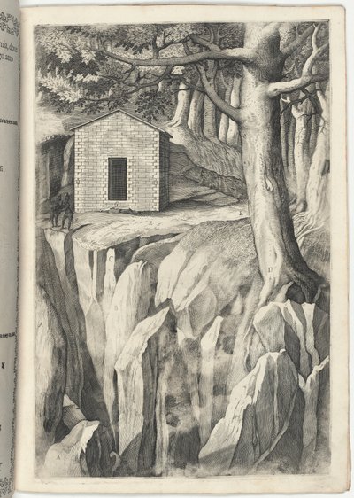 Cella del beato Giovanni della Verna [tavola T] da Jacopo Ligozzi