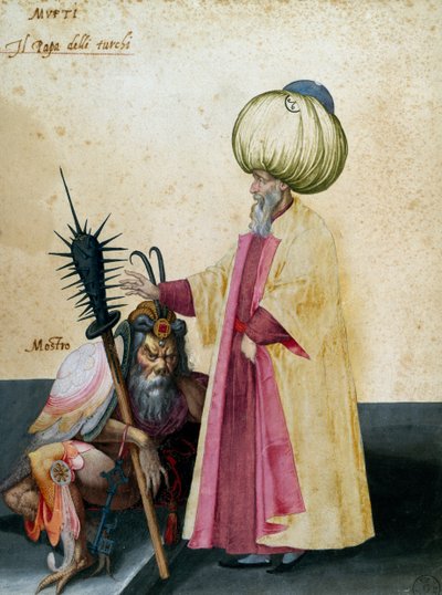 Mufti e mostro da Jacopo Ligozzi