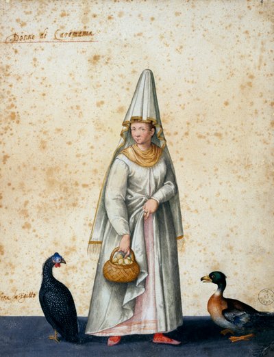 Contadino turco, disegno di Jacopo Ligozzi (1547-1627) da Jacopo Ligozzi