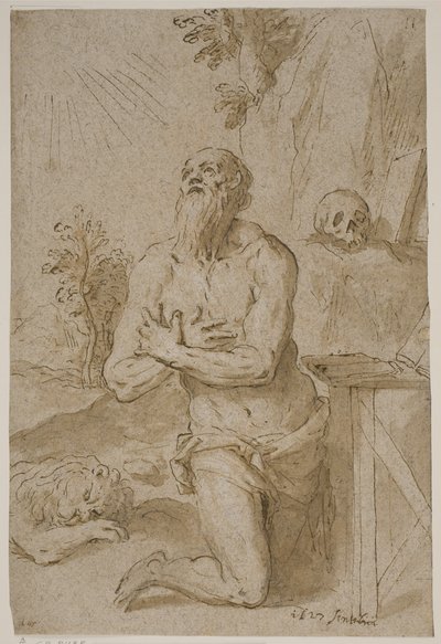 San Girolamo nel deserto da Jacopo Palma