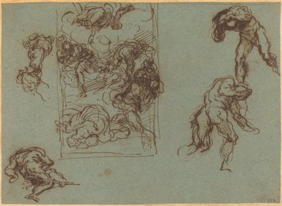 Studi di figure da Jacopo Palma il Giovane