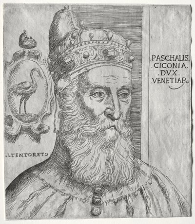 Ritratto di Pasquale Cicogna, Doge di Venezia da Jacopo Palma il Giovane