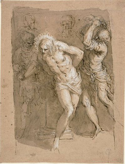 Studio per la Flagellazione di Cristo da Jacopo Palma il Giovane