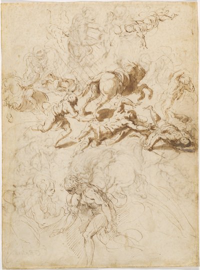 La conversione di San Paolo; Adamo ed Eva da Jacopo Palma il Giovane