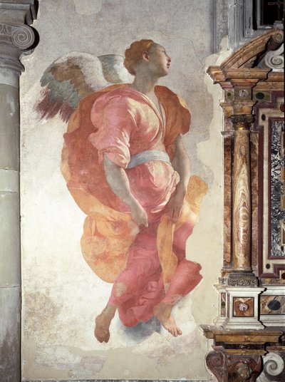 Annunciazione. (dettaglio) da Jacopo Pontormo