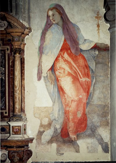 Annunciazione (dettaglio) da Jacopo Pontormo