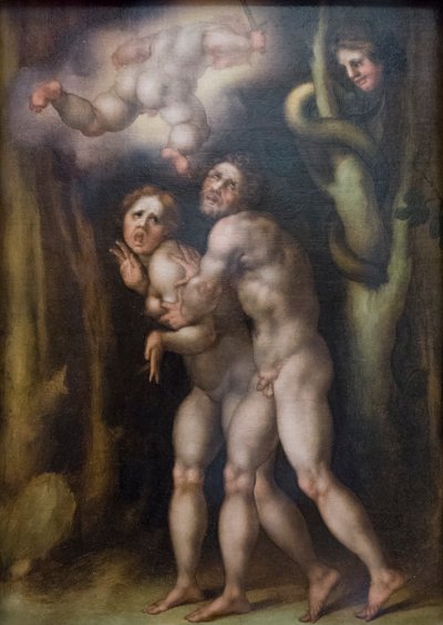 Cacciata di Adamo ed Eva dal paradiso terrestre da Jacopo Pontormo