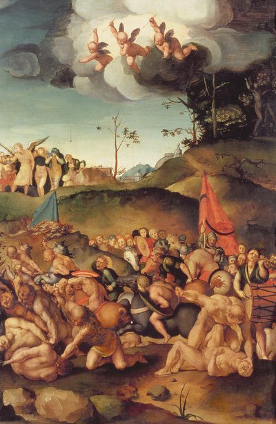 Il martirio dei diecimila, 1529-30 da Jacopo Pontormo
