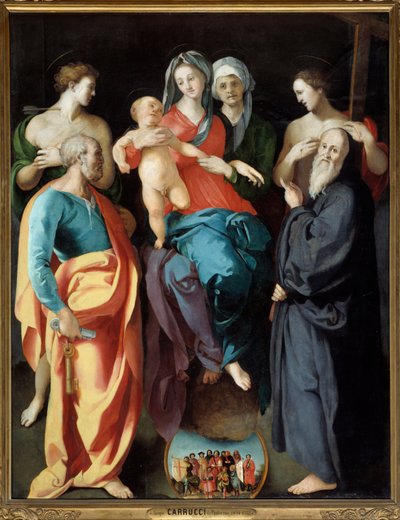 La Vergine con il Bambino con Sant