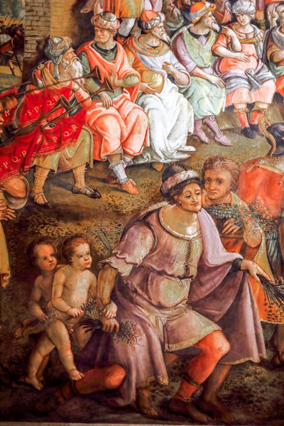 Annibale e la guerra punica (dettaglio) da Jacopo Ripanda