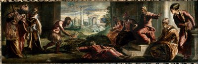 Caio Muzio Scevola davanti a Porsenna Caio Muzio Scevola, immerge la mano nel fuoco da Jacopo Robusti Tintoretto