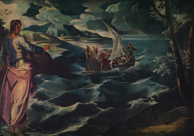 Cristo al Mare di Galilea, c1575-1580 da Jacopo Robusti Tintoretto
