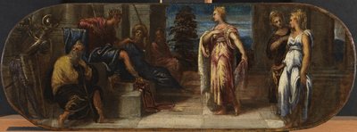 Ester e Assuero o Salomone e la Regina di Saba, 1545 da Jacopo Robusti Tintoretto