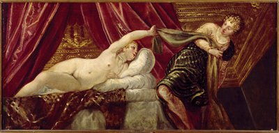 Giuseppe e la moglie di Putifarre (o Potifar) da Jacopo Robusti Tintoretto