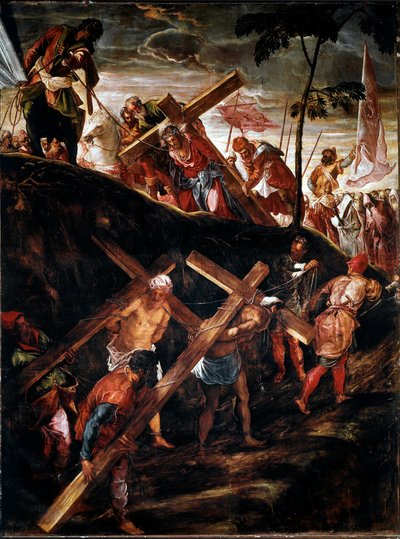 La salita al Calvario da Jacopo Robusti Tintoretto