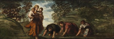 Latona che trasforma i contadini Lici in rane, c.1545-48 da Jacopo Robusti Tintoretto