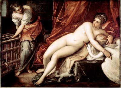 Leda e il cigno da Jacopo Robusti Tintoretto