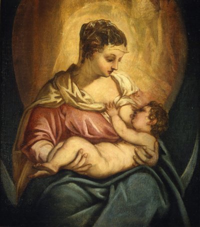 Madonna Allattante da Jacopo Robusti Tintoretto