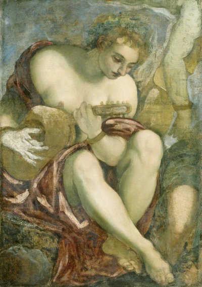 Musa con liuto da Jacopo Robusti Tintoretto