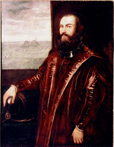 Ritratto di un ammiraglio veneziano da Jacopo Robusti Tintoretto