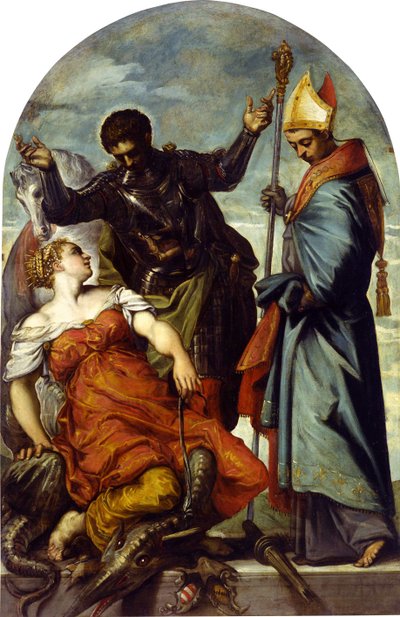 San Luigi di Tolosa e San Giorgio, 1552 da Jacopo Robusti Tintoretto