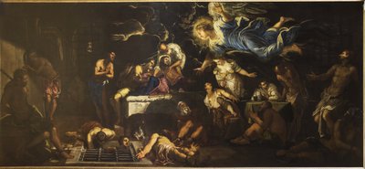 San Rocco in prigione visitato da un angelo, 1567 da Jacopo Robusti Tintoretto