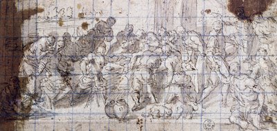 Studio per Le nozze di Cana da Jacopo Robusti Tintoretto