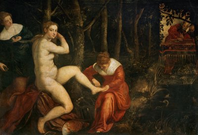 Suzanne au bain - Susanna nella sua vasca da bagno ... da Jacopo Robusti Tintoretto