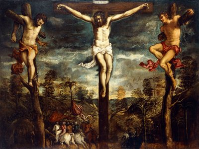La crocifissione da Jacopo Robusti Tintoretto