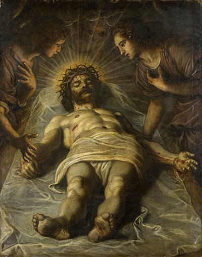 Il Cristo morto con due angeli da Jacopo Robusti Tintoretto