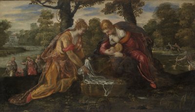 Il ritrovamento di Mosè, c.1555-75 da Jacopo Robusti Tintoretto