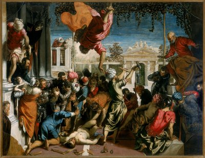 Il miracolo di San Marco che libera uno schiavo, 1548 da Jacopo Robusti Tintoretto
