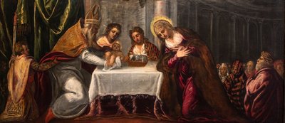 La Presentazione al Tempio, 1540 circa (olio su tela) da Jacopo Robusti Tintoretto