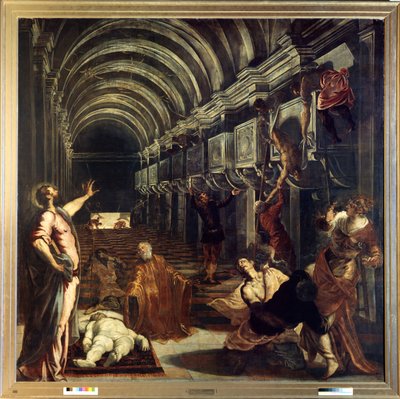 La scoperta del corpo di San Marco da Jacopo Robusti Tintoretto
