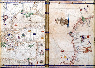 Damasco e Gerusalemme, dettaglio dalle Mappe Geografiche da Jacopo Russo