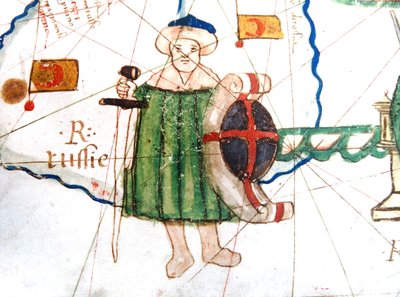 Dettaglio della Turchia da una mappa rinascimentale dell