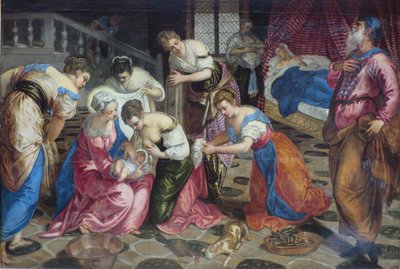 Nascita di San Giovanni Battista da Jacopo Tintoretto