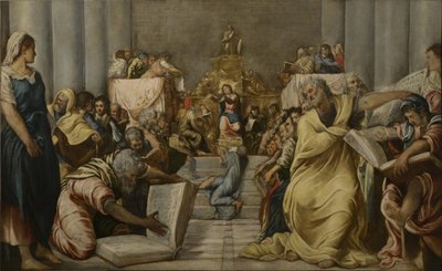 Cristo che disputa nel Tempio da Jacopo Tintoretto