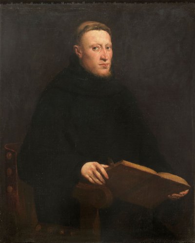Italian: Ritratto di Onofrio Panvinio Portrait of Onofrio Panvinio da Jacopo Tintoretto