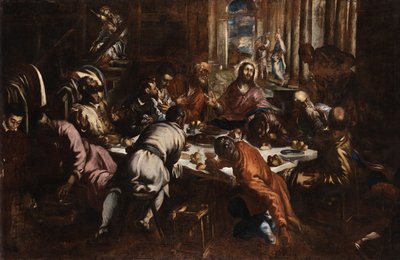 Jacopo Tintoretto Last Supper (study for San Trovaso Last Supper) da Jacopo Tintoretto